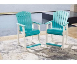 Eisley Wood Look Patio Dining Counter Stools, 2-Pack 16 Eisley Wood Look Patio Dining Counter Stools, 2-Pack -Garden Furniture Store 810599459 7