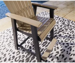 Fairen Trail Wood Look Patio Dining Counter Stools, 2-Pack -Garden Furniture Store 810599463 3