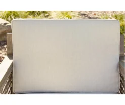 Barn Cove Wood Cushioned Patio Loveseat -Garden Furniture Store 810599479 10