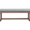 Emmeline Wood Look Cushioned Patio Bench -Garden Furniture Store 810599486 3