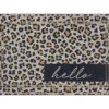 Soho "Hello" Brown Leopard Print Doormat -Garden Furniture Store 810599546 A0 1