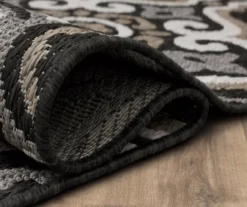 Mohawk Home Waterside Dark Grey Area Rug -Garden Furniture Store 810600318 A8 5