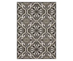 Mohawk Home Waterside Dark Grey Area Rug -Garden Furniture Store 810600321 A0 1