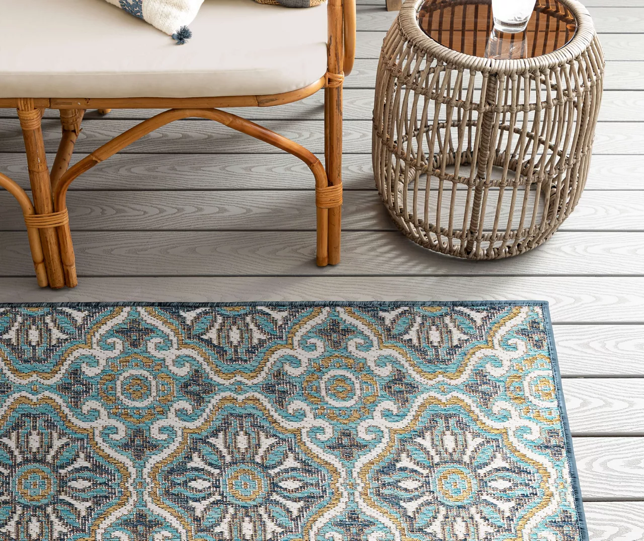 Mohawk Home Waterside Blue Area Rug 12 Mohawk Home Waterside Blue Area Rug - Image 10