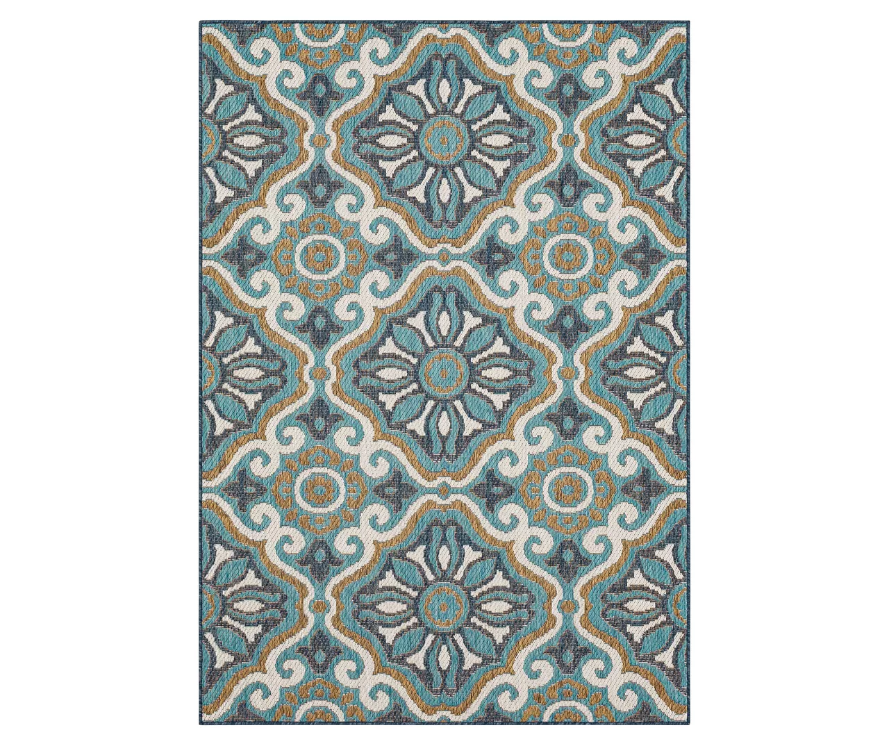 Mohawk Home Waterside Blue Area Rug 6 Mohawk Home Waterside Blue Area Rug - Image 4