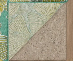 Mohawk Treasured Garden Lime Green & Turquoise Botanical Outdoor Area Rug -Garden Furniture Store 810600348 A8 2