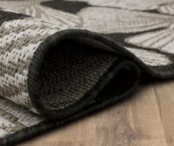Mohawk Treasured Garden Dark Gray & White Botanical Outdoor Area Rug -Garden Furniture Store 810600350 A8 5