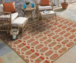 Mohawk Home Cabana Geo Rust Area Rug 36 Mohawk Home Cabana Geo Rust Area Rug -Garden Furniture Store 810600658 A0 3