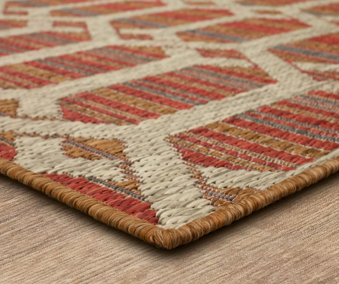 Mohawk Home Cabana Geo Rust Area Rug 13 Mohawk Home Cabana Geo Rust Area Rug - Image 11