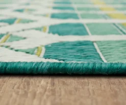 Mohawk Home Cabana Geo Teal Area Rug -Garden Furniture Store 810601054 A8 4