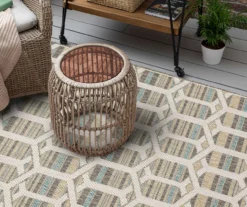 Mohawk Home Cabana Geo Light Grey Area Rug -Garden Furniture Store 810601062 A0 4