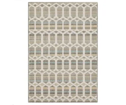 Mohawk Home Cabana Geo Light Grey Area Rug -Garden Furniture Store 810601063 A0 1
