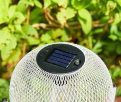 11.5" White Mesh Metal LED Solar Lanterns, 2-Pack 17 11.5" White Mesh Metal LED Solar Lanterns, 2-Pack -Garden Furniture Store 810607501 A0 5