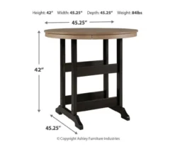 Fairen Trail Wood Look Bar-Height Dining Table 13 Fairen Trail Wood Look Bar-Height Dining Table -Garden Furniture Store 810607984 4