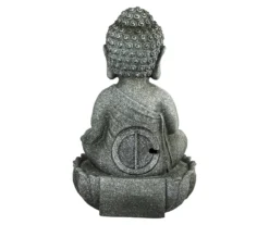 Northlight Buddha Holding Leaf LED Water Fountain 11 Northlight Buddha Holding Leaf LED Water Fountain -Garden Furniture Store 810612934 A0 6