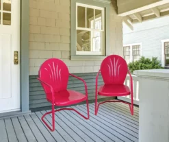 Northlight Retro Tulip Metal Patio Armchair -Garden Furniture Store 810612970 A0 2