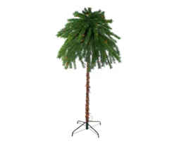 Northlight 6' Pre-Lit Artificial Palm Tree With Multicolor Lights